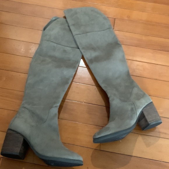 Bp luke - fab knee high boots size 7 beige - Picture 7 of 10